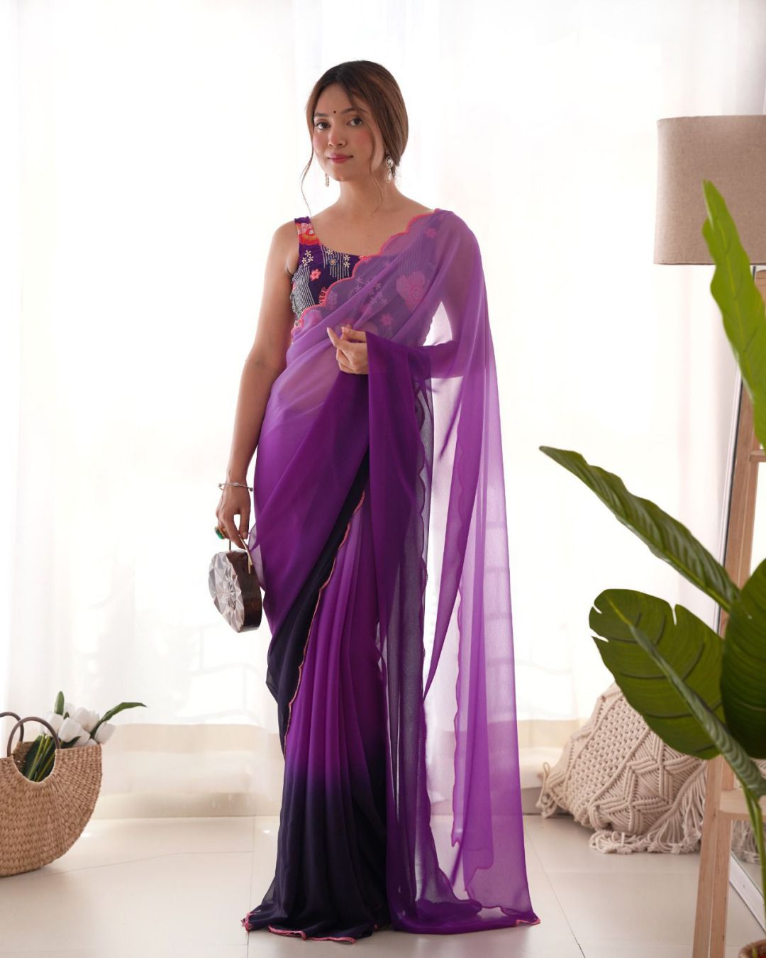 Multi Colour Casual Saree