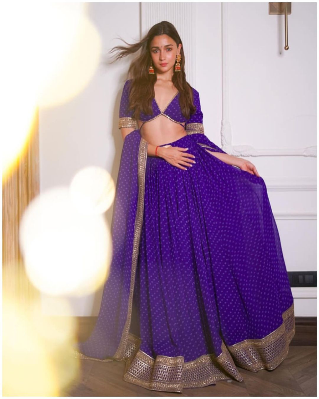 Elegant Violet Lehnga Choli for a Sophisticated Look