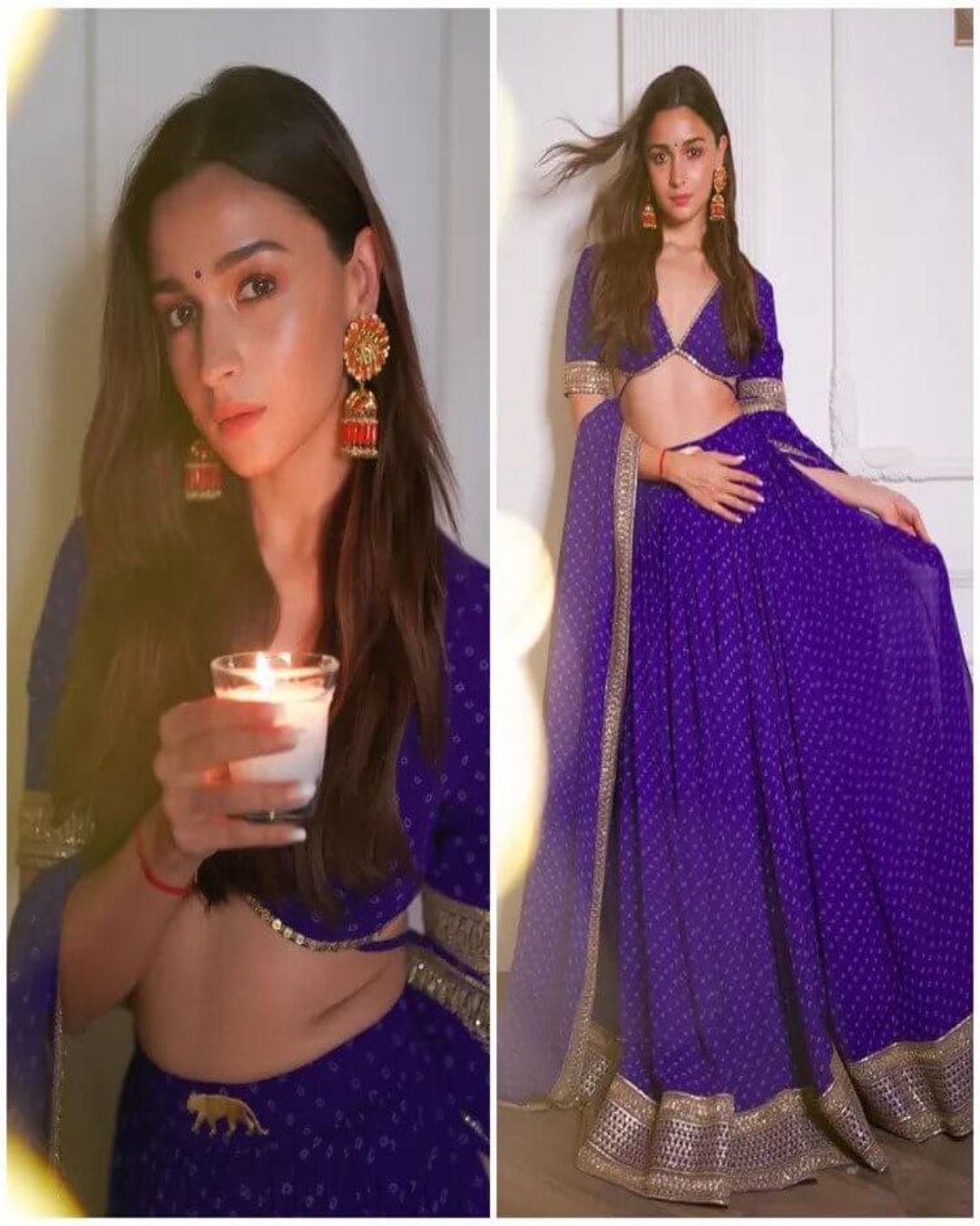 Elegant Violet Lehnga Choli for a Sophisticated Look