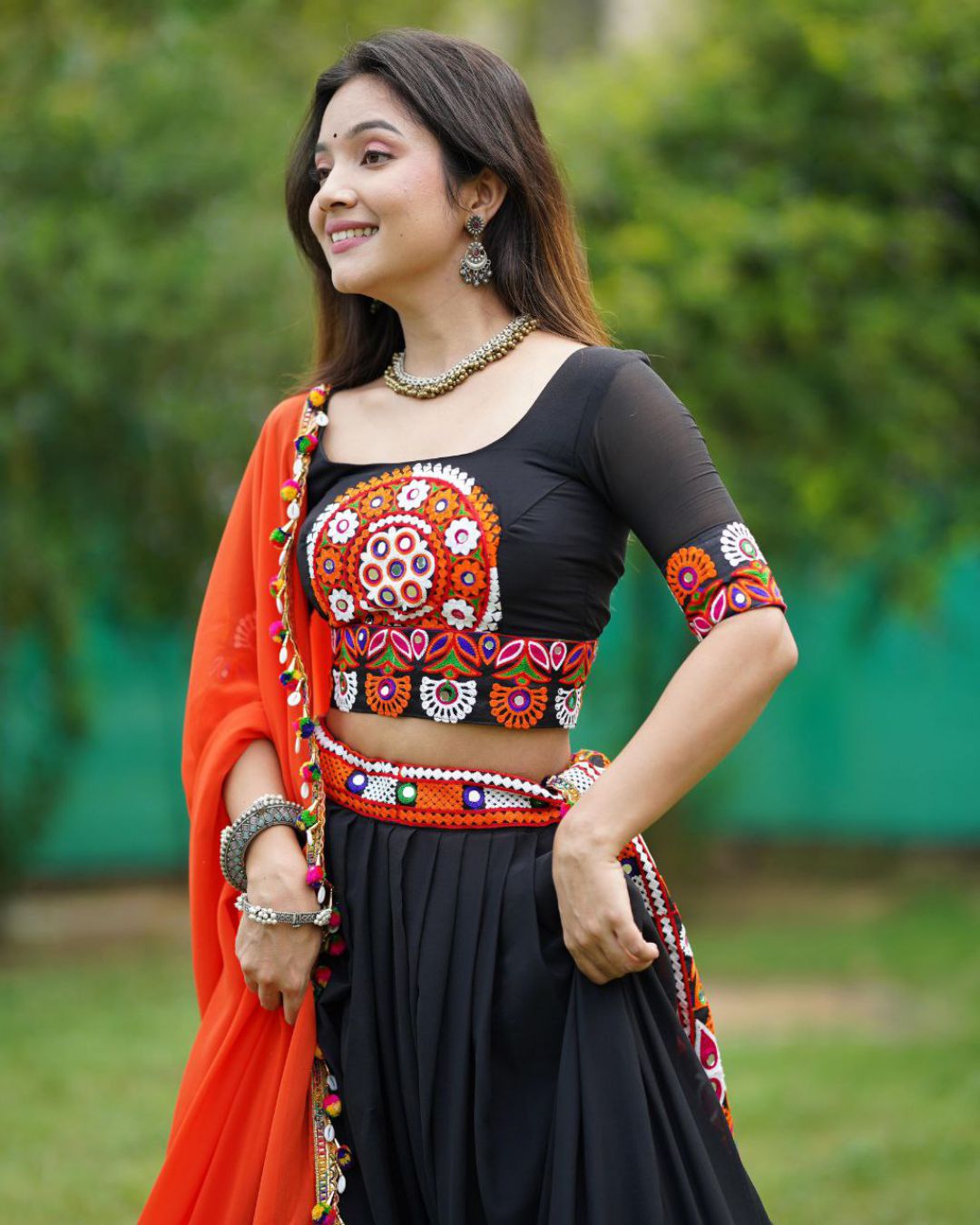 Black Exclusive Navratri Festival Wear Best Chaniya Choli Collection