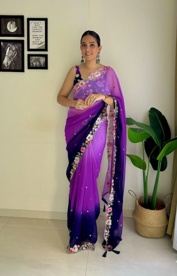 Bollywood trending designer saree