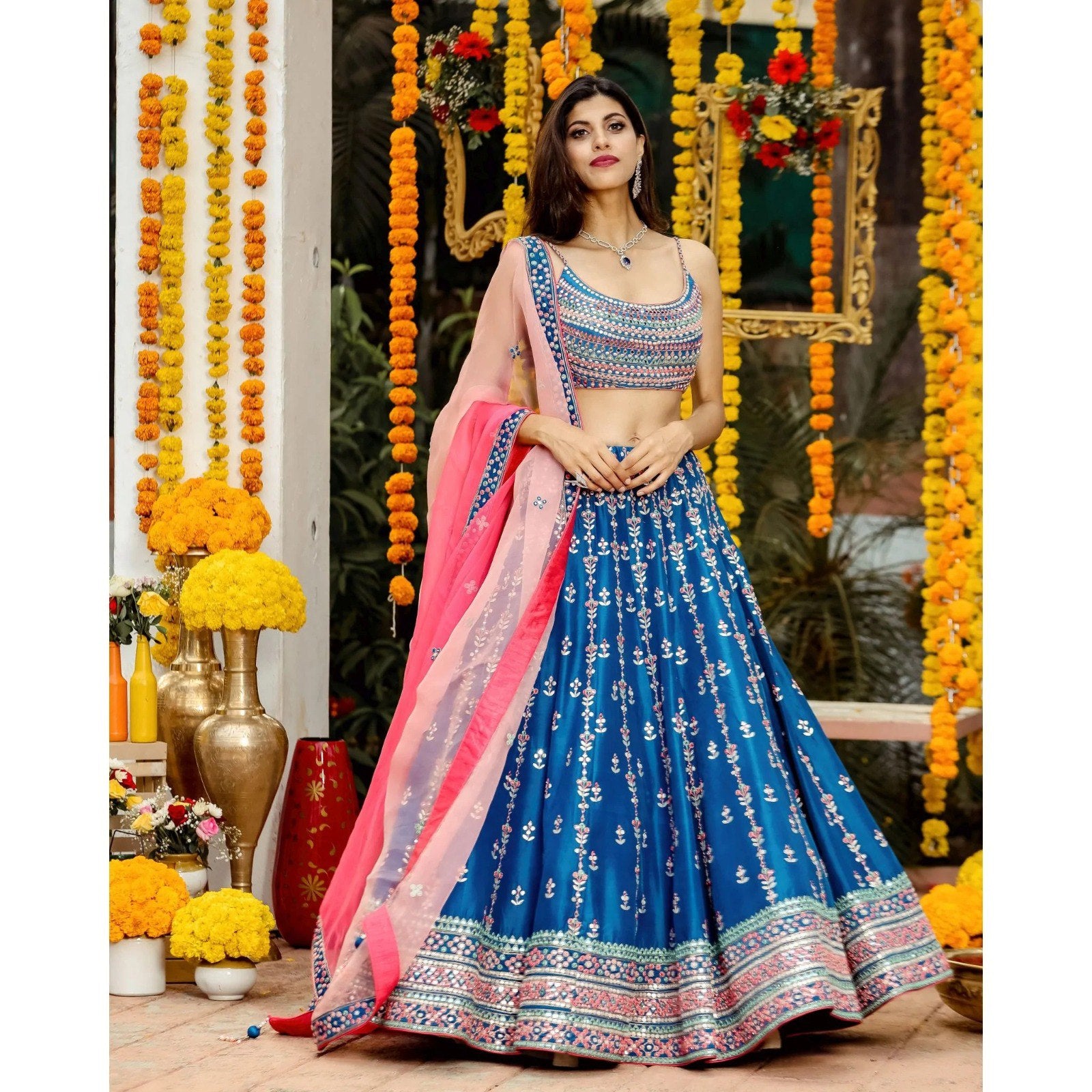 bollywood style partywear designer lehenga choli