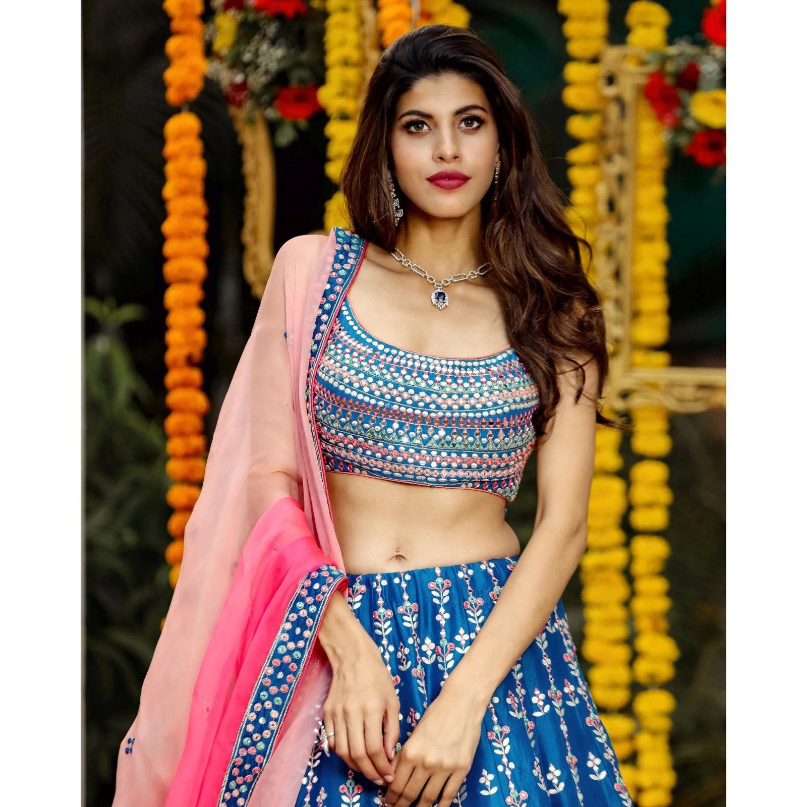 bollywood style partywear designer lehenga choli