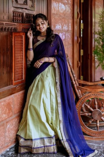 Heritage Kanchipuram Lehenga by DhingliMatching