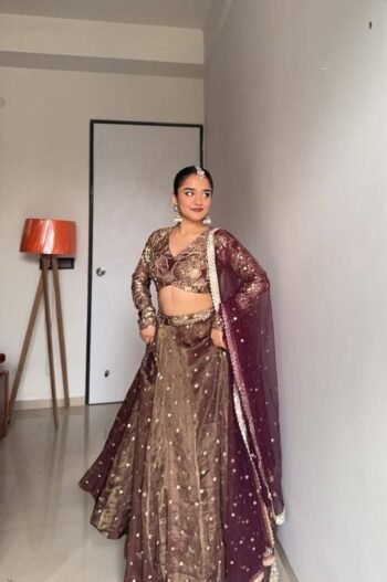 Bollywood Style Jimmy Choo Lehenga Set