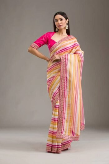 Graceful Leriya Print Saree