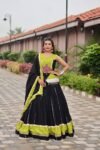 Navratri Special Gamthi Work Lehenga Choli