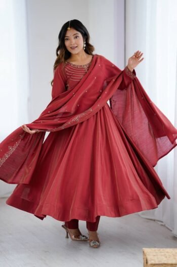 Designer Handwork Anarkali Suit